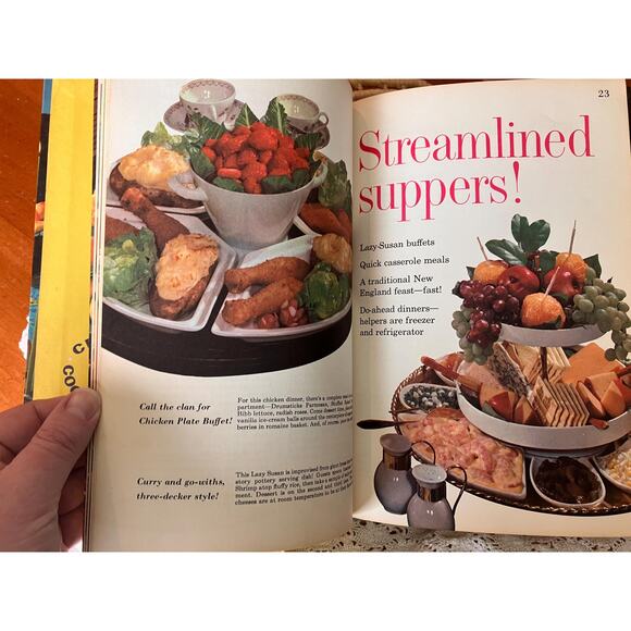 Vintage 1963 Better Homes & Gardens Best Buffets Cookbook, 110 Retro Recipes - Picture 3 of 7